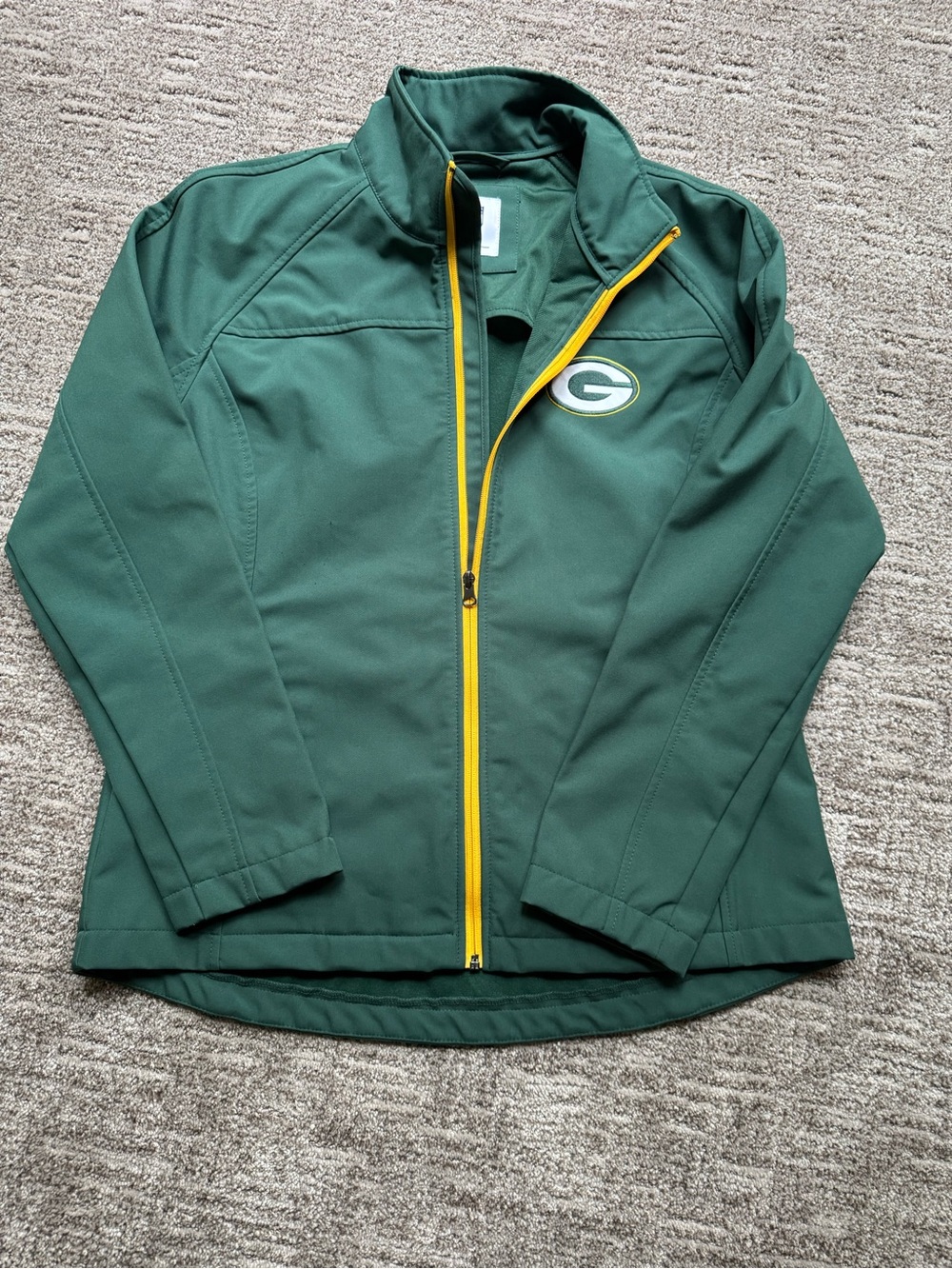 Women’s NFL Green Full-Zip Soft Shell Jacket L/G